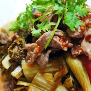Cải Chua Xào Bò