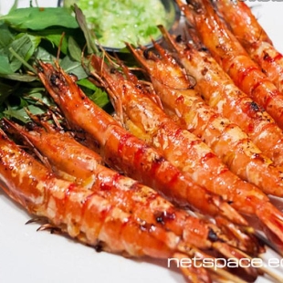 Tôm Thẻ Nướng Muối Ớt/ Nướng Mọi