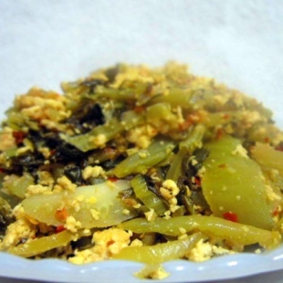 Cải Chua Xào Trứng