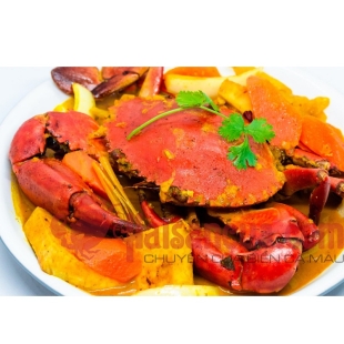 Cua + Ghẹ Nấu Cà Ri + Bánh Mì