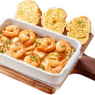 Tôm Sú Sốt Singapore +Bánh Mì