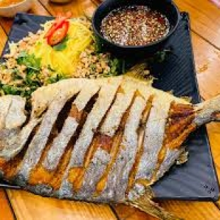 Cá Chim Chiên Mắm Xoài/ Chiên Sả Ớt 