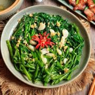 Rau Muốn Xào Tỏi