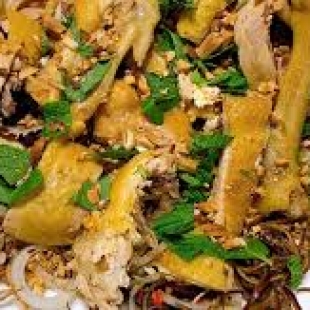 Gà Tre Gỏi Bắp Chuối + Cháo