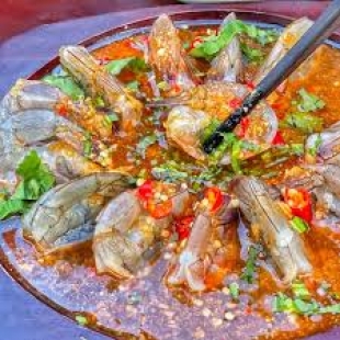 Tôm Thẻ Wasabi + Tái Thái