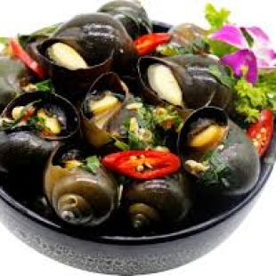 Ốc Bươu Hấp Thái