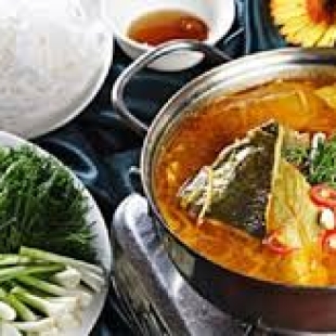 Cá Nhám Lẩu Măng Chua 