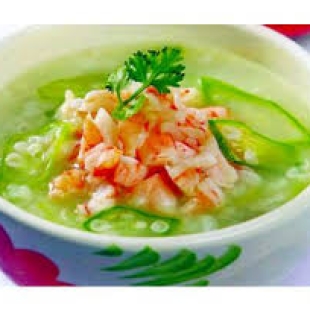 Canh Bầu Nấu Tôm Tươi