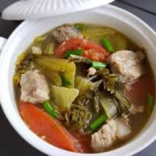 Sườn Non Nấu Cải Chua