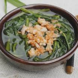 Canh Tôm Nấu Rau Nhút