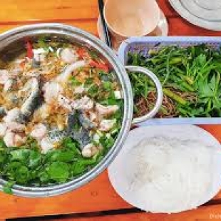 Lẩu Ếch Lá Giang