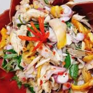 Gà Ta Gỏi Bắp Chuối + Cháo