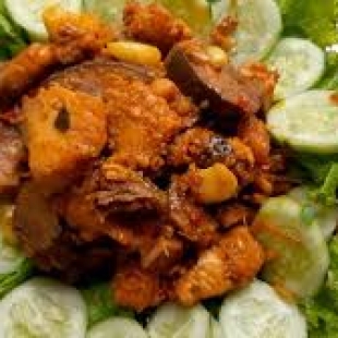 Cá Đuối Xào Sả Ớt