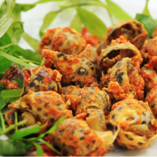 Ôc Hương Hấp Sả Rang Muối