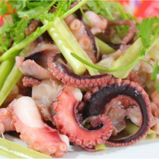 Bạch Tuộc Hấp Hành Gừng