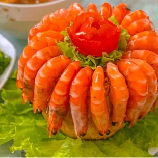 Tôm Thẻ Hấp Nước Cốt Dừa/ Ủ Muối